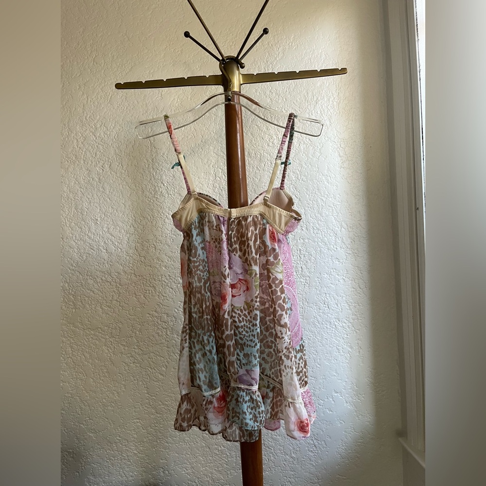 In Bloom Leopard Print Robe & Floral/Leopard Chemise - Picture 7 of 9